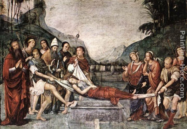 Francesco Francia The Burial of St Cecily